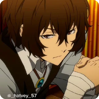 😠 emoji Dazai1 @Hatvey Telegram sticker 24 of 50