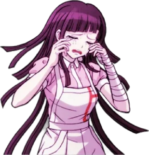 💉 emoji ( ૮꒰っ´`c꒱ ❕  @DanganSticksss 휴 Telegram sticker 12 of 41