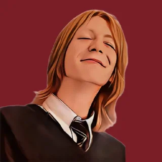 😋 emoji Уизли Фред и Джордж @stickers_HarryPotter Telegram sticker 17 of 31