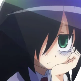 Sticker from Tomoko by @clicker_yo