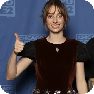 👍 emoji Maya Hawke Telegram sticker 9 of 92