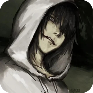 🔪 emoji Jeffthekiller :: @ronaxis Telegram sticker 7 of 87