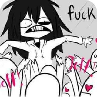 🔪 emoji Jeffthekiller :: @ronaxis Telegram sticker 23 of 87