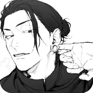 👍 emoji Гето Сугуру/Geto Suguru @driedsalmon Telegram sticker 18 of 120