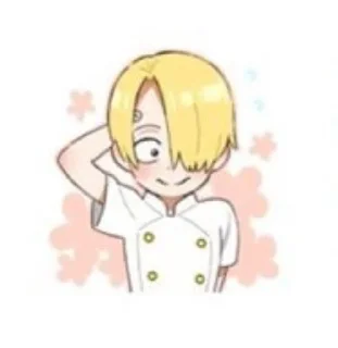 🌟 emoji санджи кун Telegram sticker 13 of 24