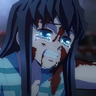😭 emoji Муд: Токито Муичиро Telegram sticker 22 of 37