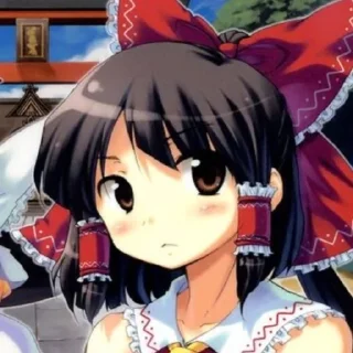 🌟 emoji ❄️Reimu Hakurei @slajrjjfiei Telegram sticker 5 of 90
