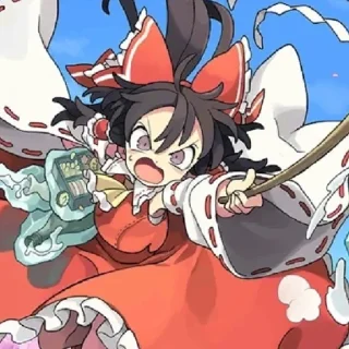 🌟 emoji ❄️Reimu Hakurei @slajrjjfiei Telegram sticker 8 of 90