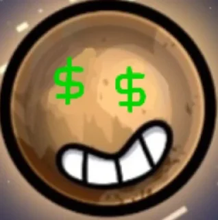 💰 emoji Planet Telegram sticker 18 of 79