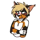 😳 emoji Tsuki Animated! <3 Telegram sticker 6 of 16