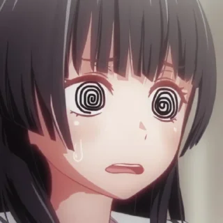😵 emoji Rinko Shirokane | @strawberrymilkiss Telegram sticker 14 of 39