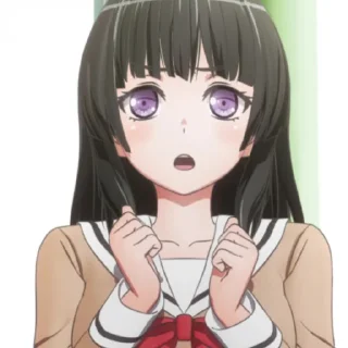 😳 emoji Rinko Shirokane | @strawberrymilkiss Telegram sticker 13 of 39