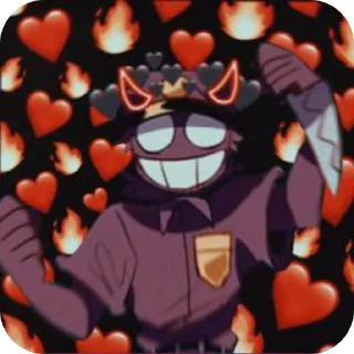 ❤ emoji Уильям Афтон^^ @William_Afton8 Telegram sticker 8 of 22