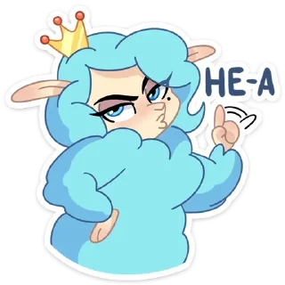 👎 emoji Принцесса Элеонора (@TgSticker) Telegram sticker 13 of 48
