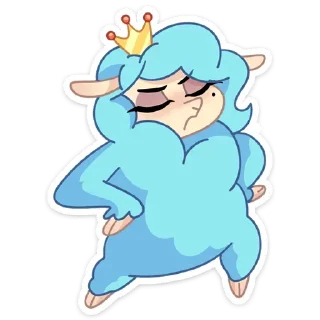 😤 emoji Принцесса Элеонора (@TgSticker) Telegram sticker 7 of 48