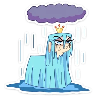 ☔️ emoji Принцесса Элеонора (@TgSticker) Telegram sticker 14 of 48