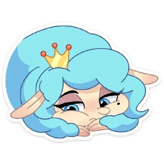 😫 emoji Принцесса Элеонора (@TgSticker) Telegram sticker 12 of 48