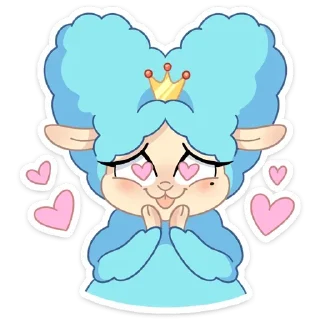 ❤️ emoji Принцесса Элеонора (@TgSticker) Telegram sticker 19 of 48