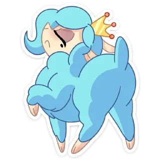 🙅‍♂️ emoji Принцесса Элеонора (@TgSticker) Telegram sticker 9 of 48