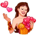 😘 emoji Warrior Queen Telegram sticker 2 of 35