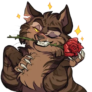 😍 emoji Warrior cats Telegram sticker 5 of 16