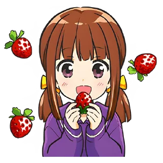 😋 emoji Аниме-тян @nyasticks Telegram sticker 5 of 41