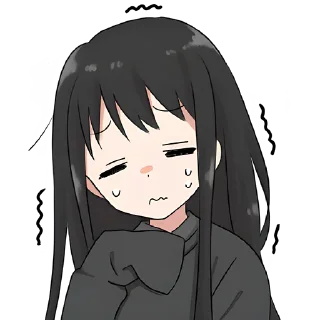 😅 emoji Аниме тян @Nyasticks Telegram sticker 20 of 41