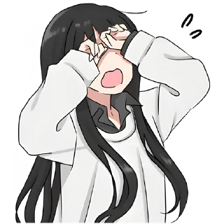 😭 emoji Аниме тян @Nyasticks Telegram sticker 6 of 41