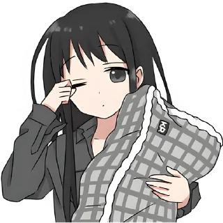 😴 emoji Аниме тян @Nyasticks Telegram sticker 19 of 41