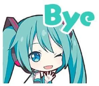 🙋‍♀ emoji °•★Miku Telegram sticker 13 of 24