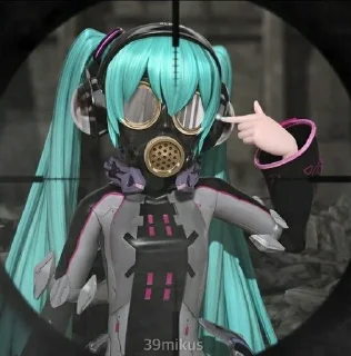 🔫 emoji °•★Miku Telegram sticker 7 of 24