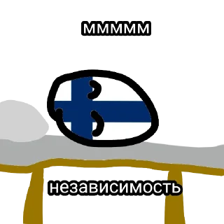 Sticker from Финляндия и независимость