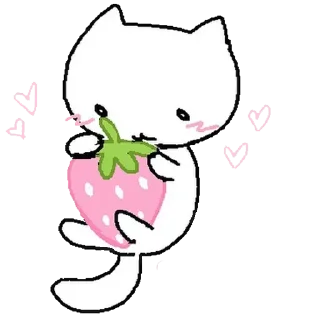 🍓 emoji はい  🩹 @wstwhp  ୨ ♡ Telegram sticker 6 of 16