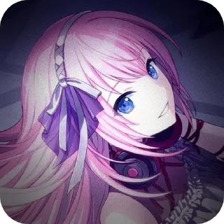 👄 emoji ⊹𝆹𝅥𝆹𝅥Megurine Luka𝆹𝅥𝆹𝅥⊹ Telegram sticker 16 of 31