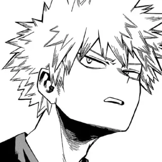 🙄 emoji Bakugo--->creator @Izuku_02 Telegram sticker 21 of 44