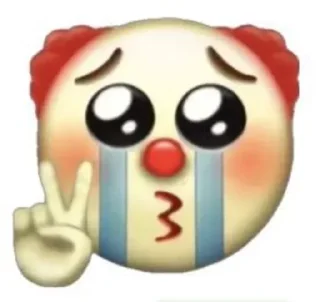 🤡 emoji be clown be cringe Telegram sticker 23 of 33