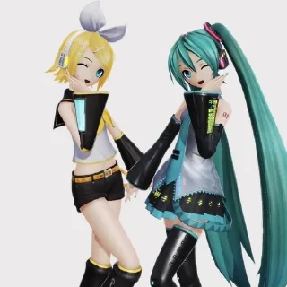 Sticker from <❤️‍🩹> Miku & Rin @hakoivw