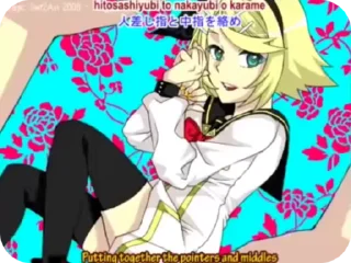 👐 emoji Fear Garden (Kagamine Rin) Telegram sticker 6 of 29