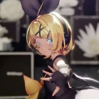 🧈 emoji ☆ kagamine rin !! ☆ Telegram sticker 22 of 50