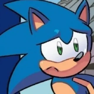 🙁 emoji Sonic The Hedgehog 🦔 Telegram sticker 3 of 18