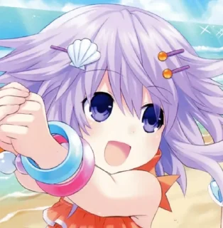 🫧 emoji Neptunia @kiwiys Telegram sticker 18 of 81