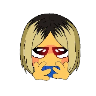 😐 emoji Аниме персонажи Telegram sticker 4 of 19