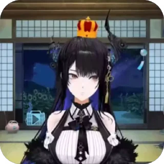 🖤 emoji ✧⃟ ◆ Nerissa Ravencroft ◆ Telegram sticker 14 of 75