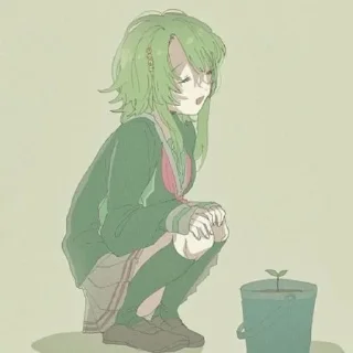 🌱 emoji ᜊꦼ๎𝆬 ƙɑ𐓣𐓣ɑ ƙιzꭎɕჩι Telegram sticker 24 of 31
