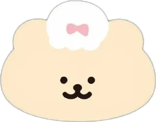 🌟 emoji ⸝ ⸝ cute animal @melisatea Telegram sticker 12 of 17