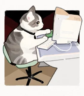 🤓 emoji del's kotiks Telegram sticker 21 of 34