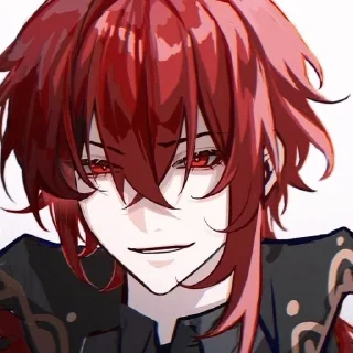 ❤️ emoji .•`.◇°Diluc ~ kisss_srikers Telegram sticker 15 of 37