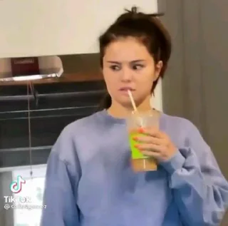 😐 emoji Selena Gomez Telegram sticker 7 of 34