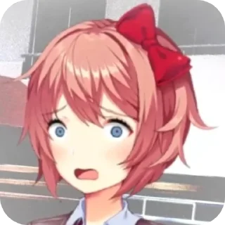 😨 emoji DDLCSHIT😨 :: @MixaCute🥰 Telegram sticker 19 of 118