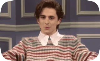 😉 emoji Timothée Chalamet Telegram sticker 15 of 25